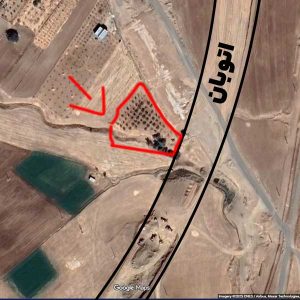 فروش زمین خام خانه باغی 4500 متر بر روی اتوبان روستای تبت