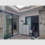 نمای بیرون خانه کلنگی بازسازی شده لوکس 100 متر شهامت کوچه آرمان 18