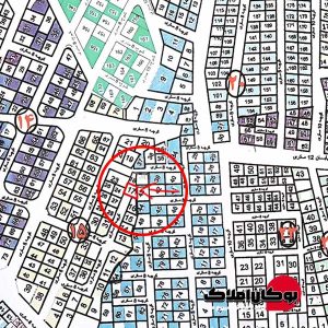 خرید و فروش زمین 109 متر قطعه 17 زمین های رحیم امینی بوکان املاک