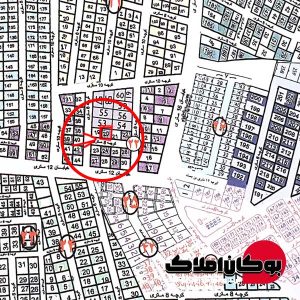 قیمت خرید و فروش زمین غیر محدوده 100 متر قطعه 20 زمین های عمر صالح پور بوکان املاک