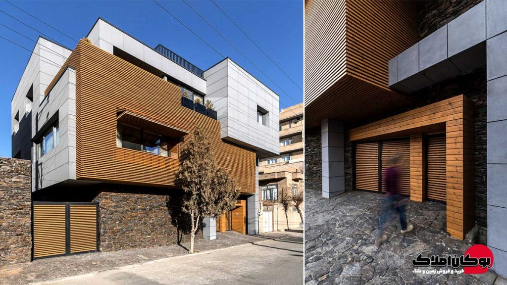 مشخصات پروژه شورش عابد طراحی خانه مدرن امینی در بوکان؛ تلفیق اصالت بومی با معماری معاصر بوکان املاک