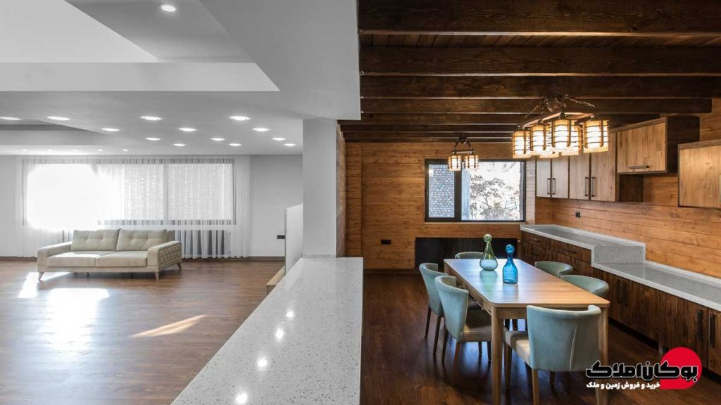 مصالح و متریال‌های مورد استفاده طراحی خانه مدرن امینی در بوکان؛ تلفیق اصالت بومی با معماری معاصر بوکان املاک