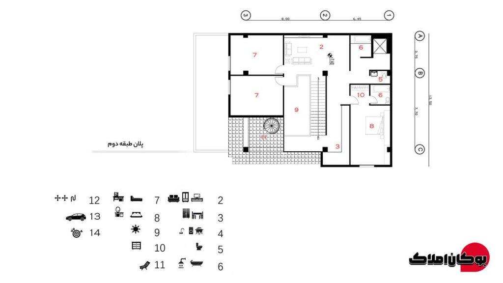 طراحی خانه مدرن امینی در بوکان؛ تلفیق اصالت بومی با معماری معاصر بوکان املاک