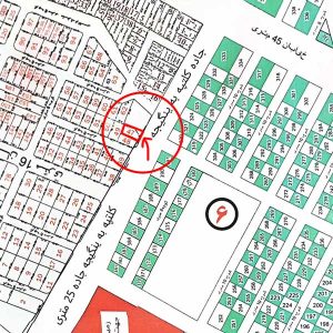 قیمت خرید و فروش زمین روی خیابان 152 متر قطعه 47 زمین های نوره جاده ینگیجه بوکان املاک