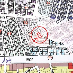 قیمت خرید و فروش زمین مسکونی 132 متر قطعه 34 زمین های ملا عبدالله قادر پور اقدم بوکان املاک